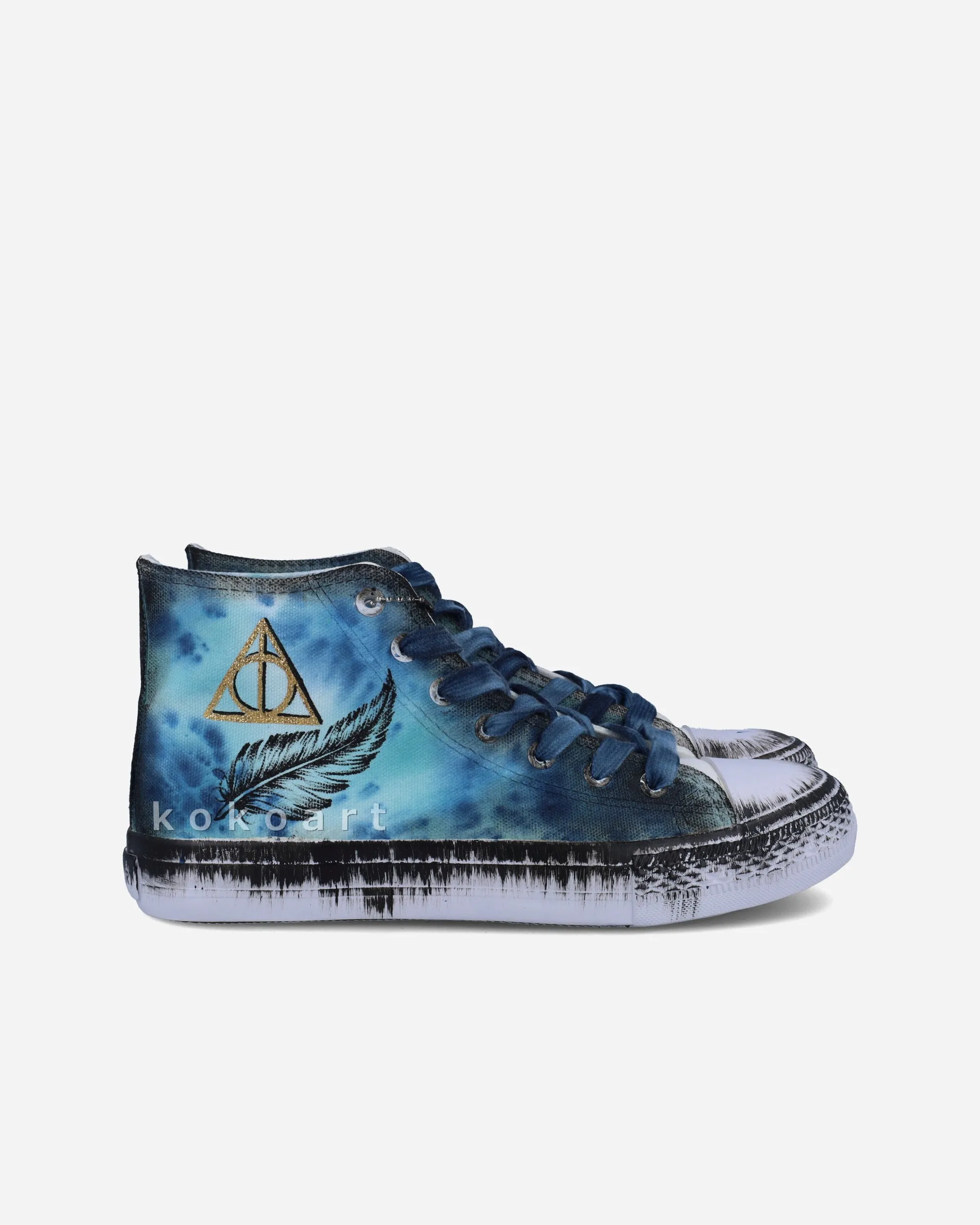 Abstract Hand Painted Shoes