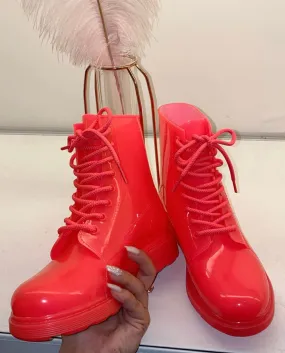 “All Pink Everything” Rain Boots