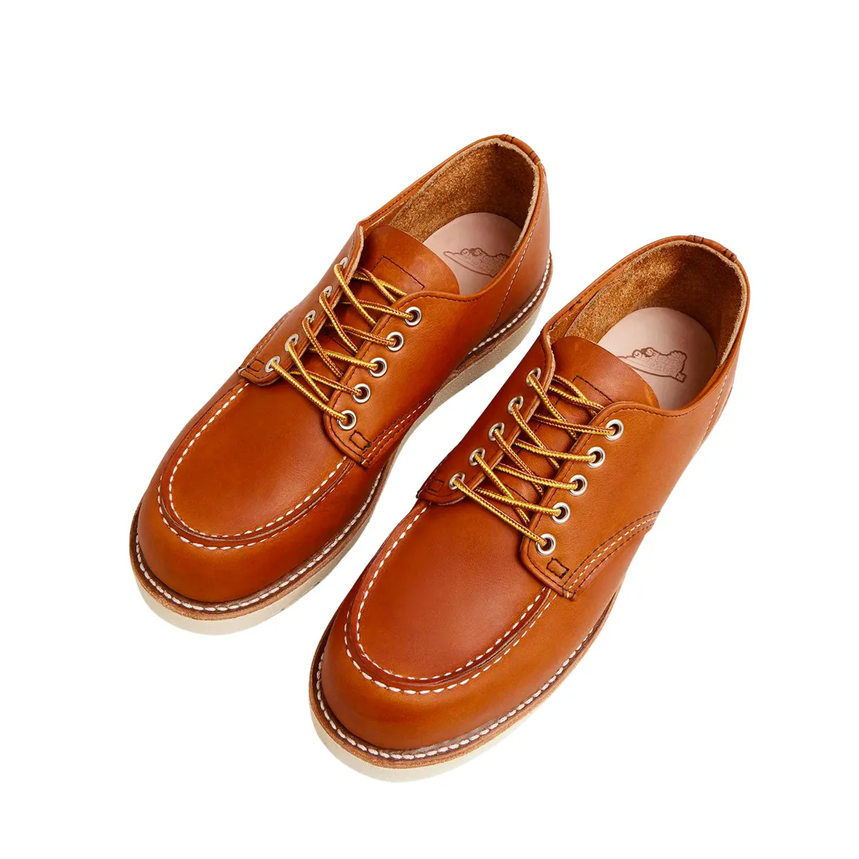 Allacciata Uomo Red Wing Shop Moc Oxford Oro Legacy