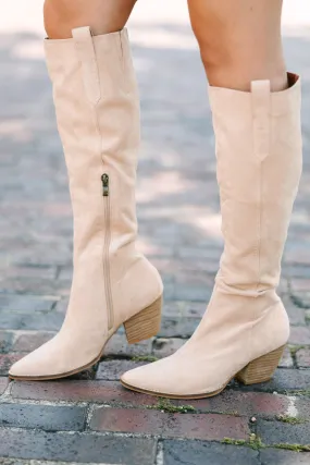 Always Be Near Taupe Brown Boots