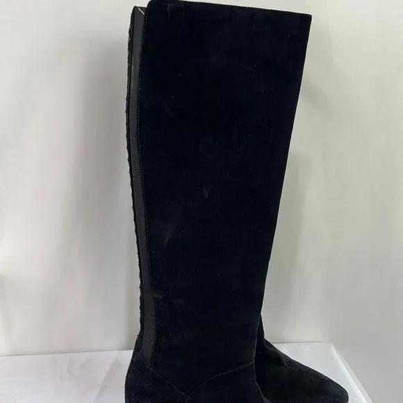 Aquatalia BlackSuede Heel Boots