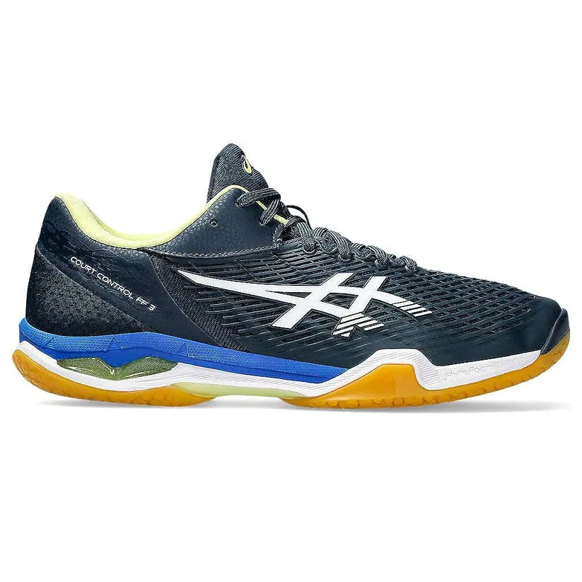 Asics Court Control FF 3 Badminton Shoe - French Blue/White