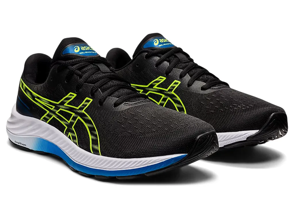 Asics Gel-Excite 9 Men's Running Shoes -  Black/Hazard Green