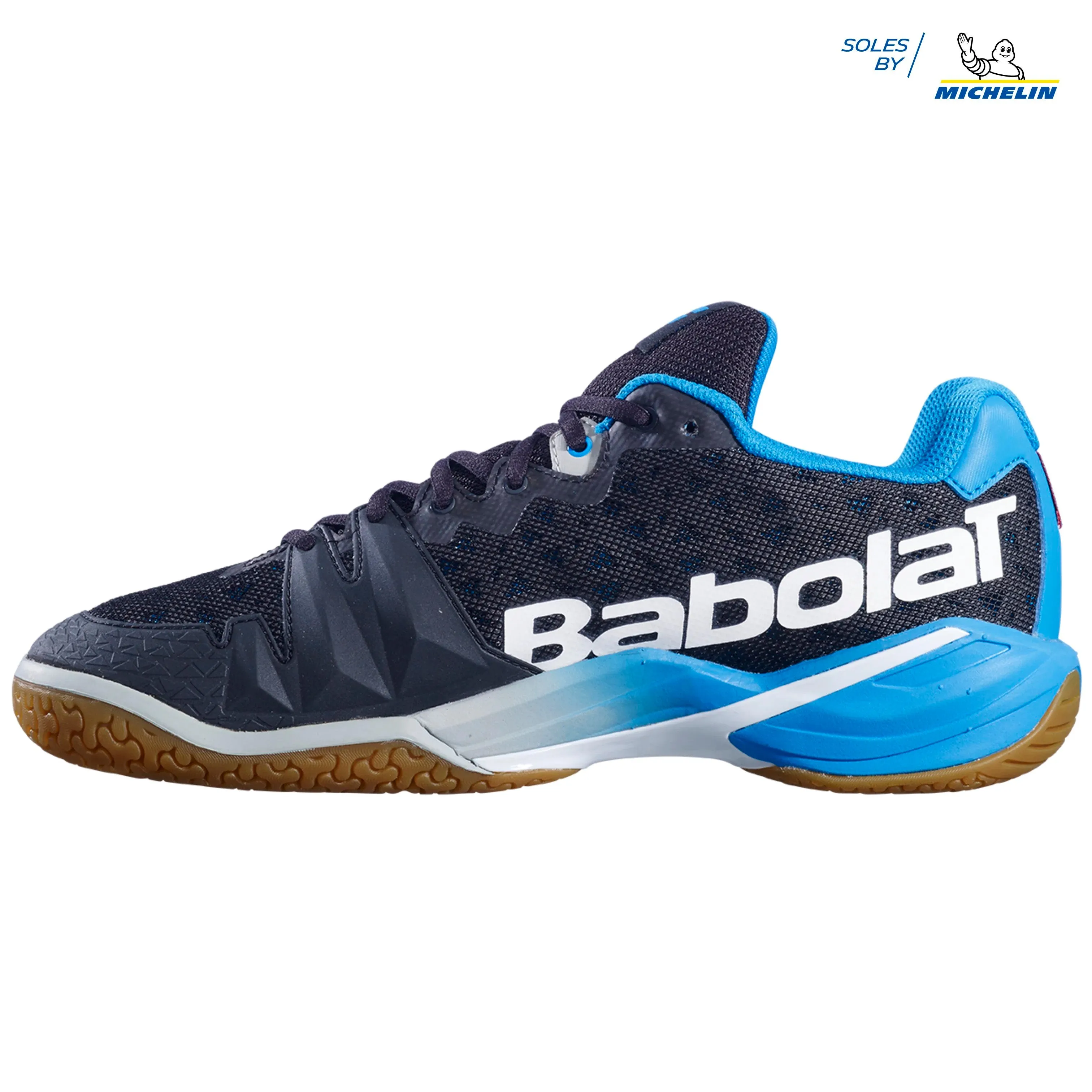 Babolat Men's Shadow Tour Badminton Shoes- Black/Blue