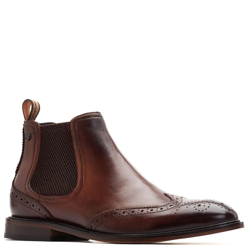 Base London Reid Brogue Chelsea Boot