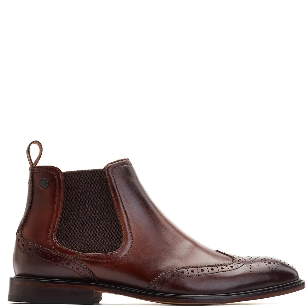 Base London Reid Brogue Chelsea Boot