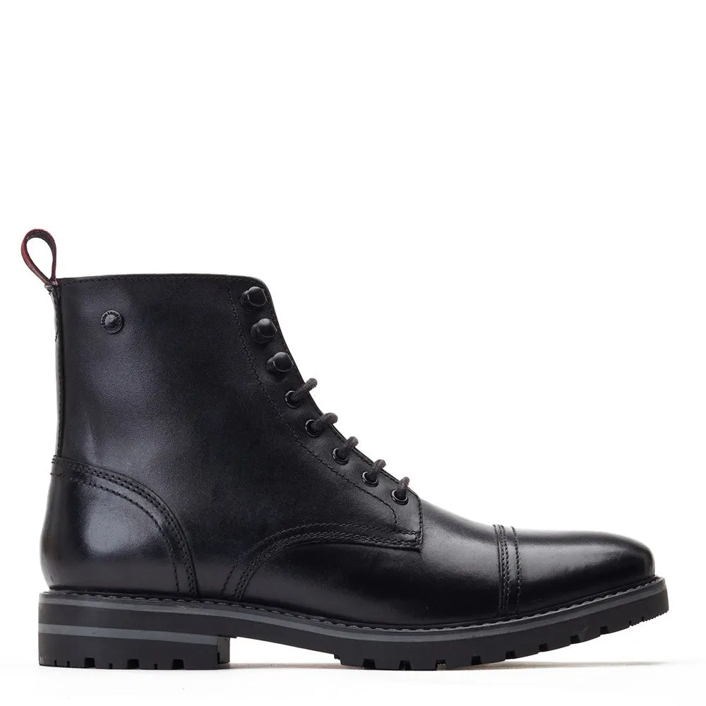 Base London Sparrow Waxy Combat Boot