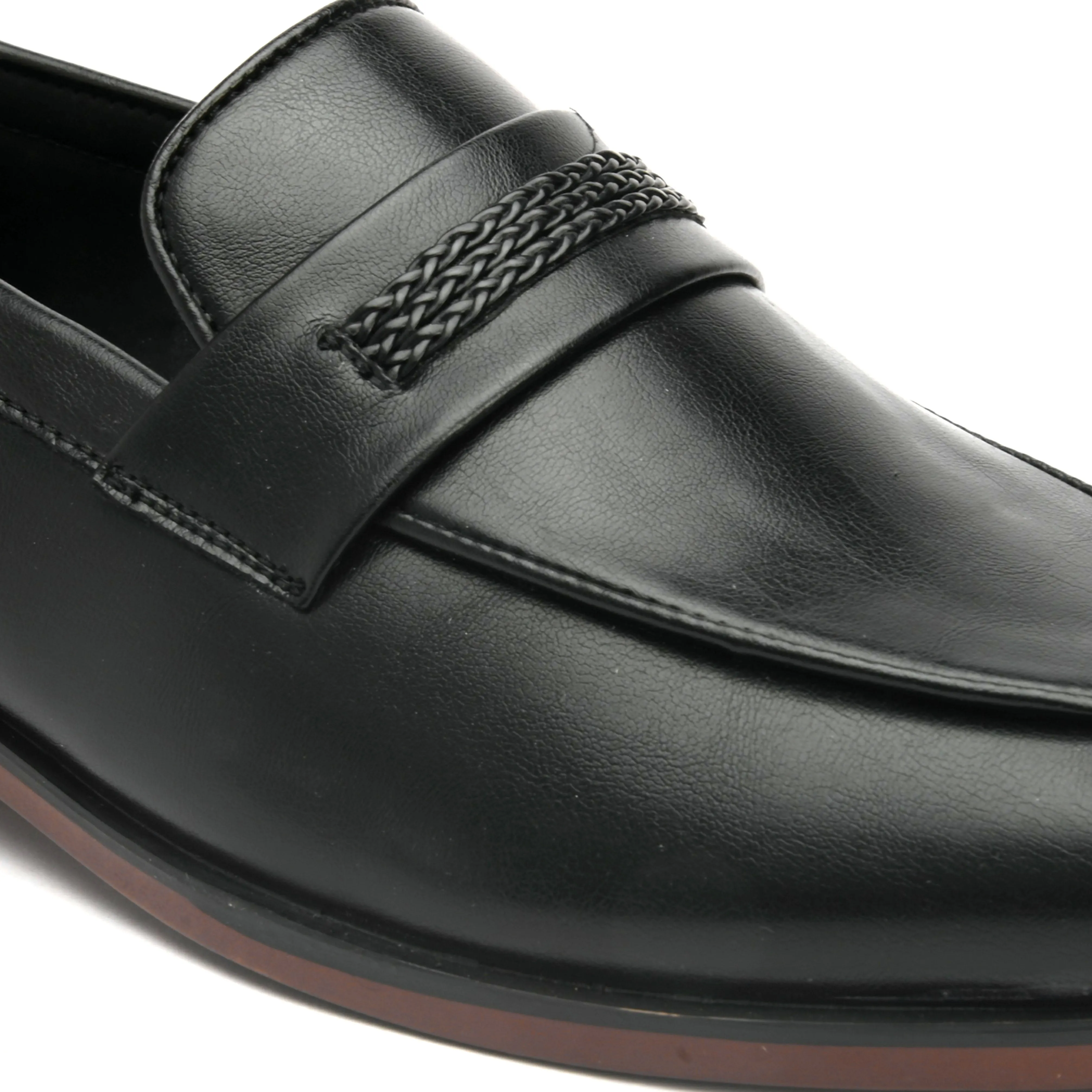 Bond Black Saddle Loafers