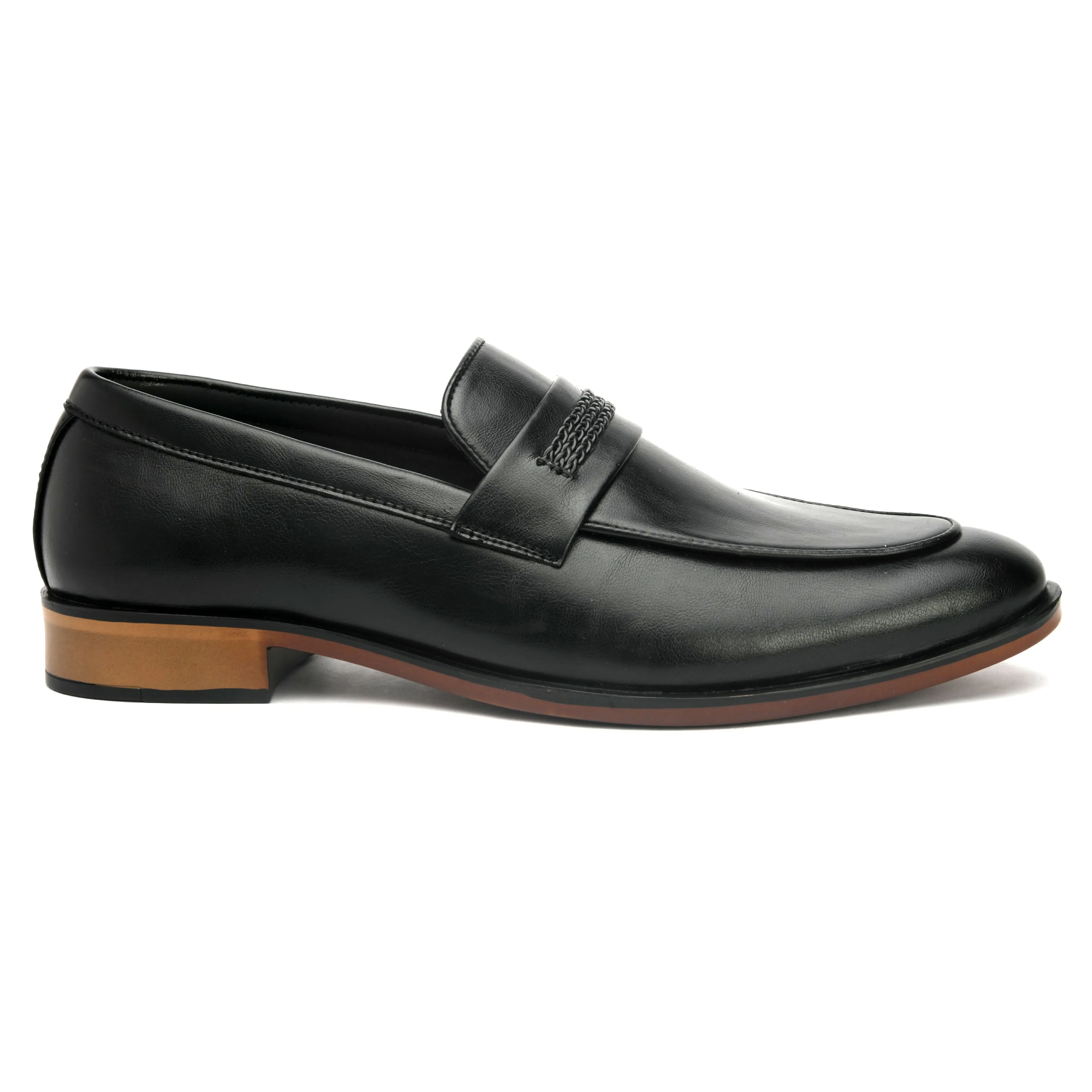 Bond Black Saddle Loafers