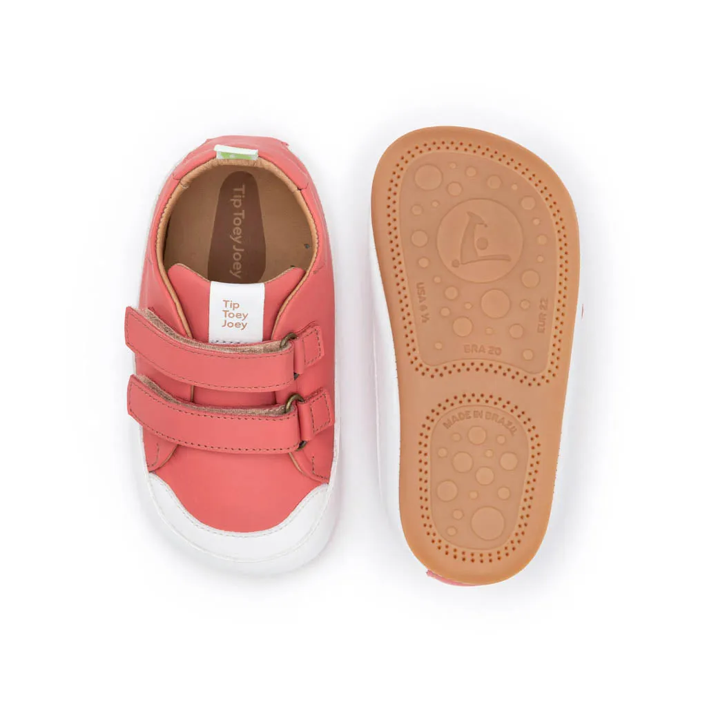 Bossy Sneakers - Coral Matte / White