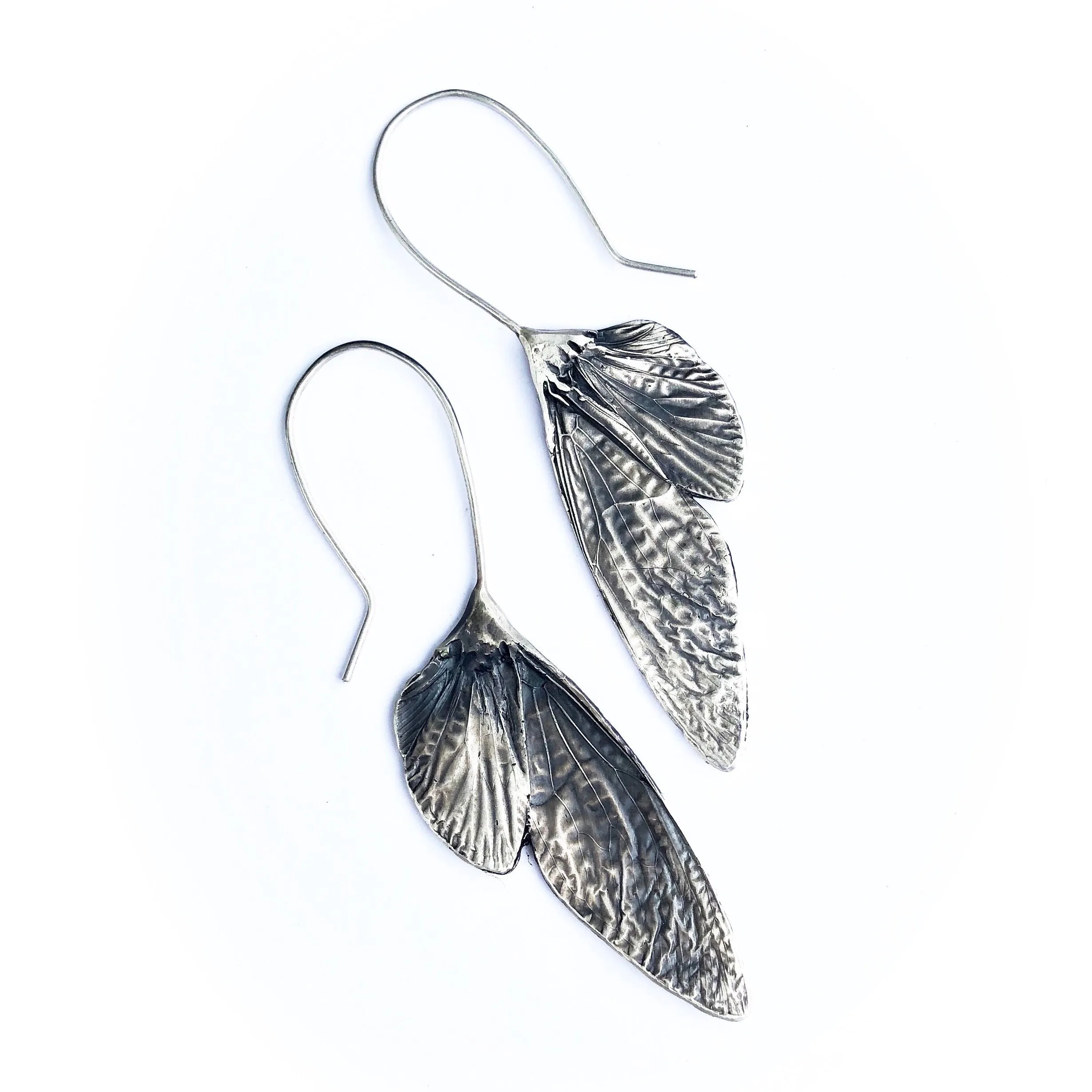 cicada wing earrings