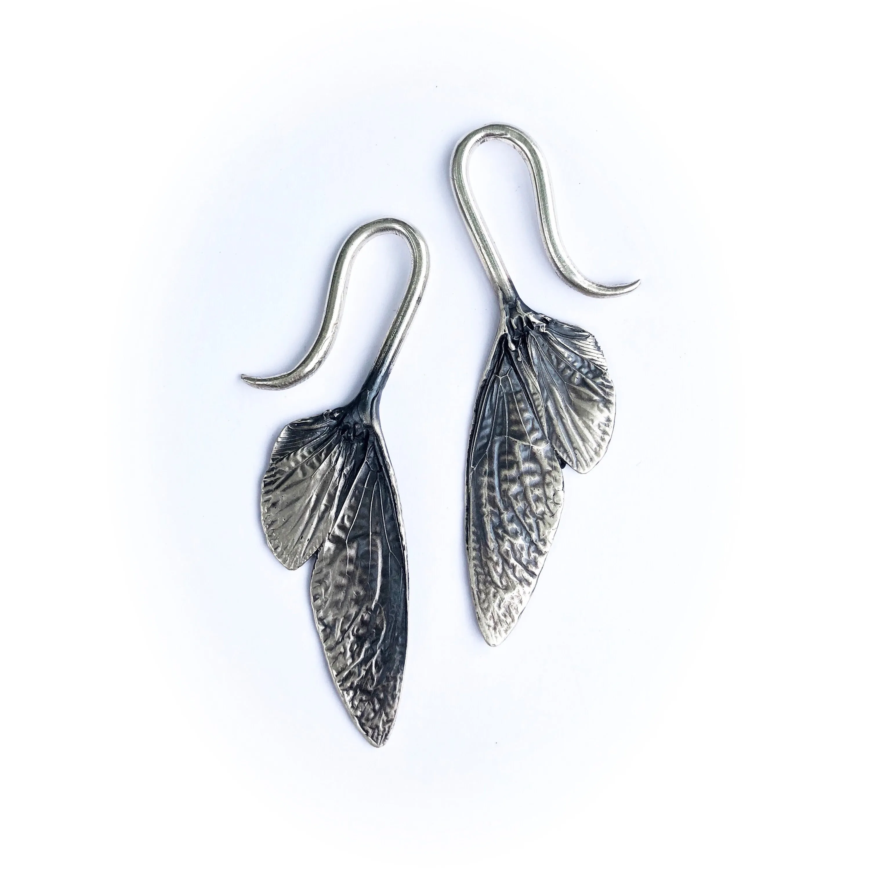 cicada wing earrings