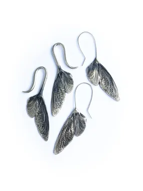 cicada wing earrings