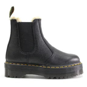 Dr. Martens Unisex Boots 2976 Quad FL Casual Pull On Ankle Pisa Leather - UK 5