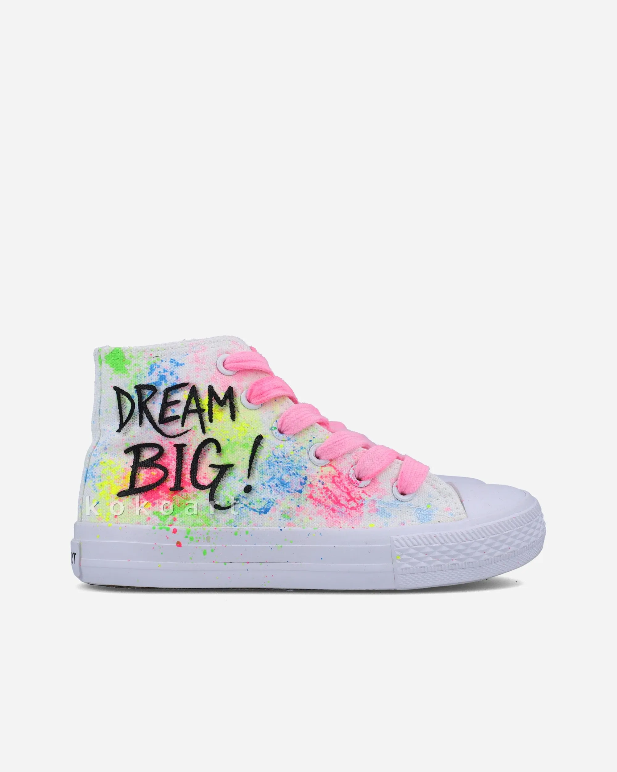 Dream Big Hand Painted Shoes