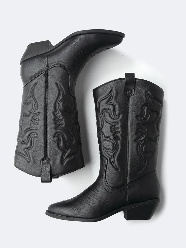 Embroidered Cowboy Boot