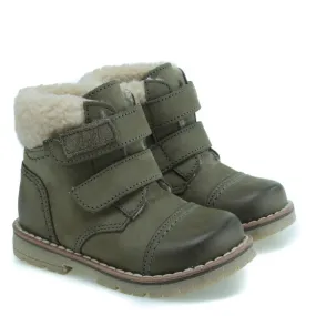 (EV2447C-2/ EV2448C-2) Emel winter boots velcro green