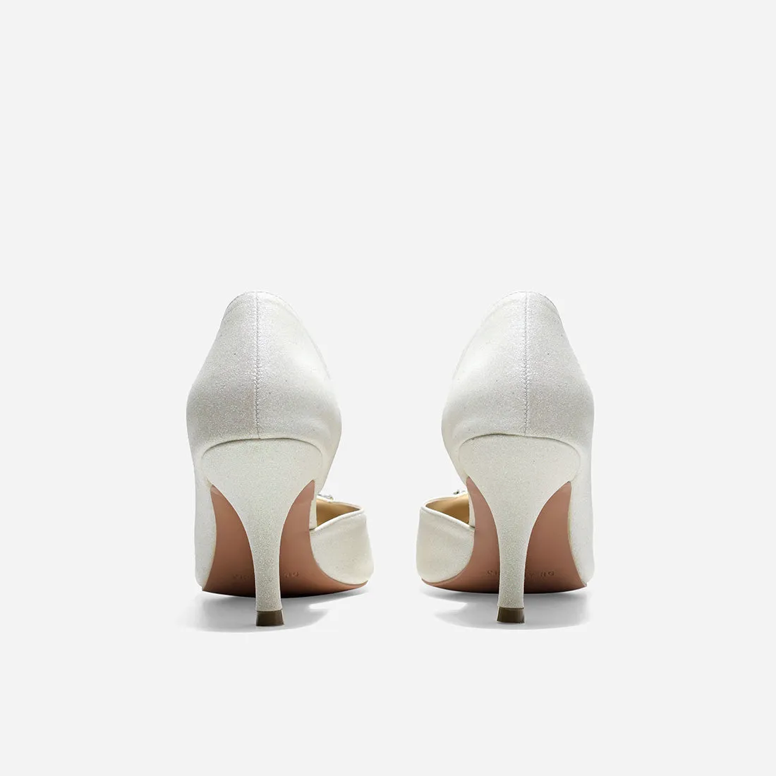 Evelyn Cynthia White Pumps