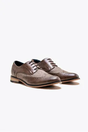 Horatio Tweed Brogue Shoes