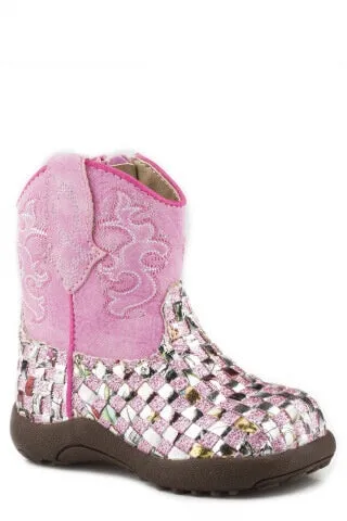 Infant Roper Cowbabies Western Braid Boots