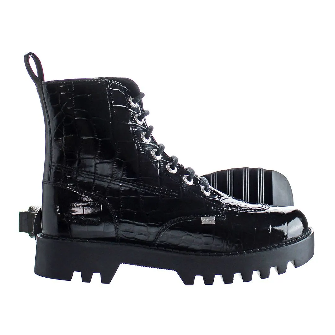 Kickers Kizzie Higher Womens Black Boots