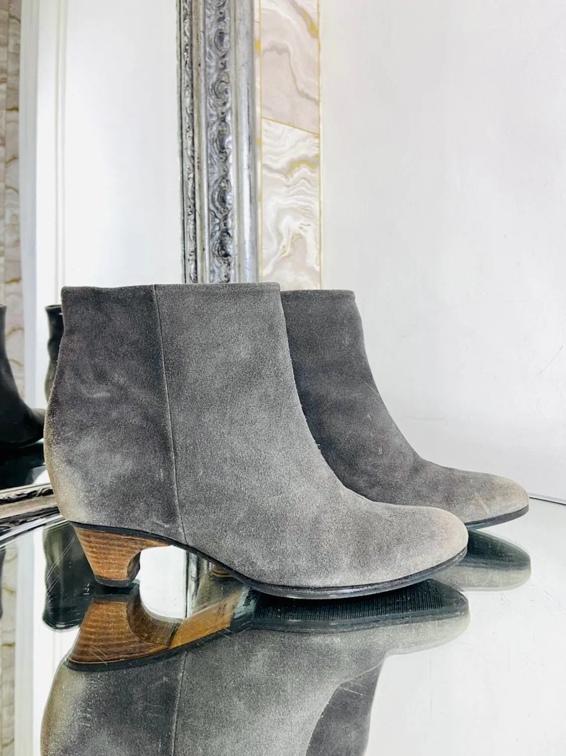 Maison Martin Margiela Suede Ankle Boots. Size 40