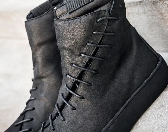 Men's Casual Shoes EH1138 - High-End Leather Ankle Boot