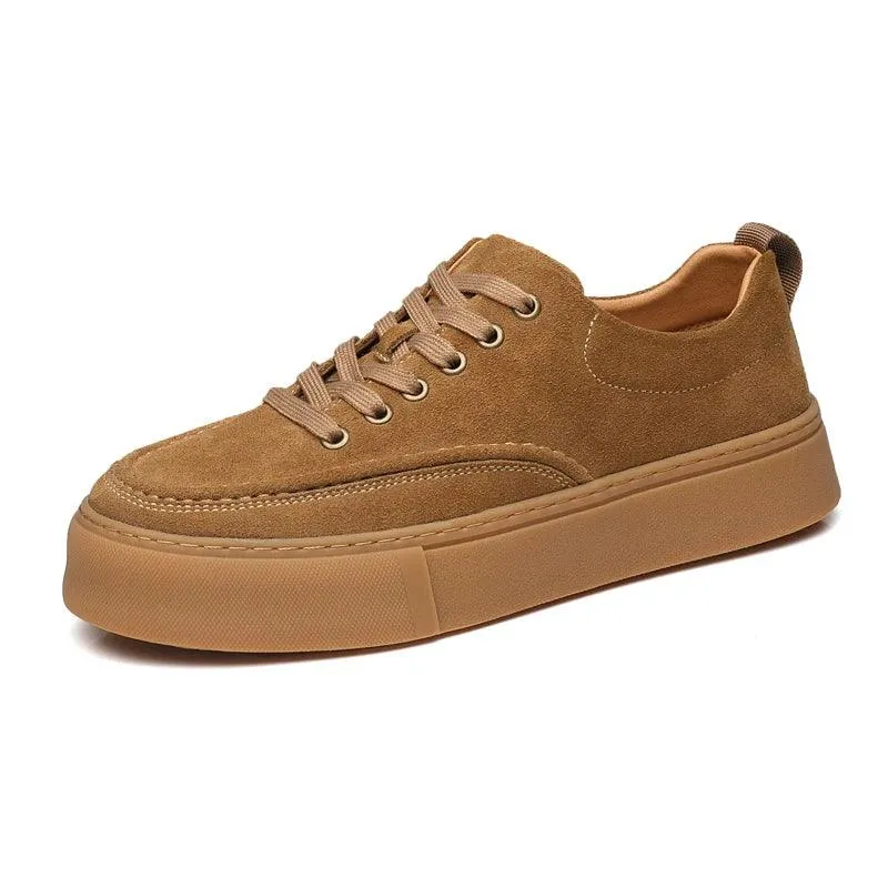 Men's Oxford Suede Casual Shoes: FDL6126 - Simple Outdoor Sneakers