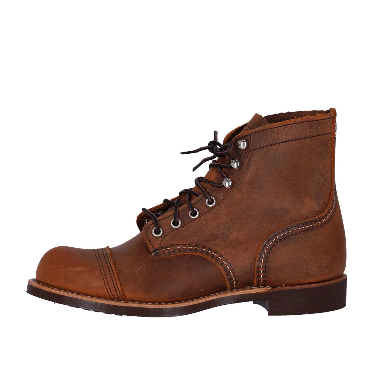 Stivaletti Uomo Red Wing Iron Ranger Rame