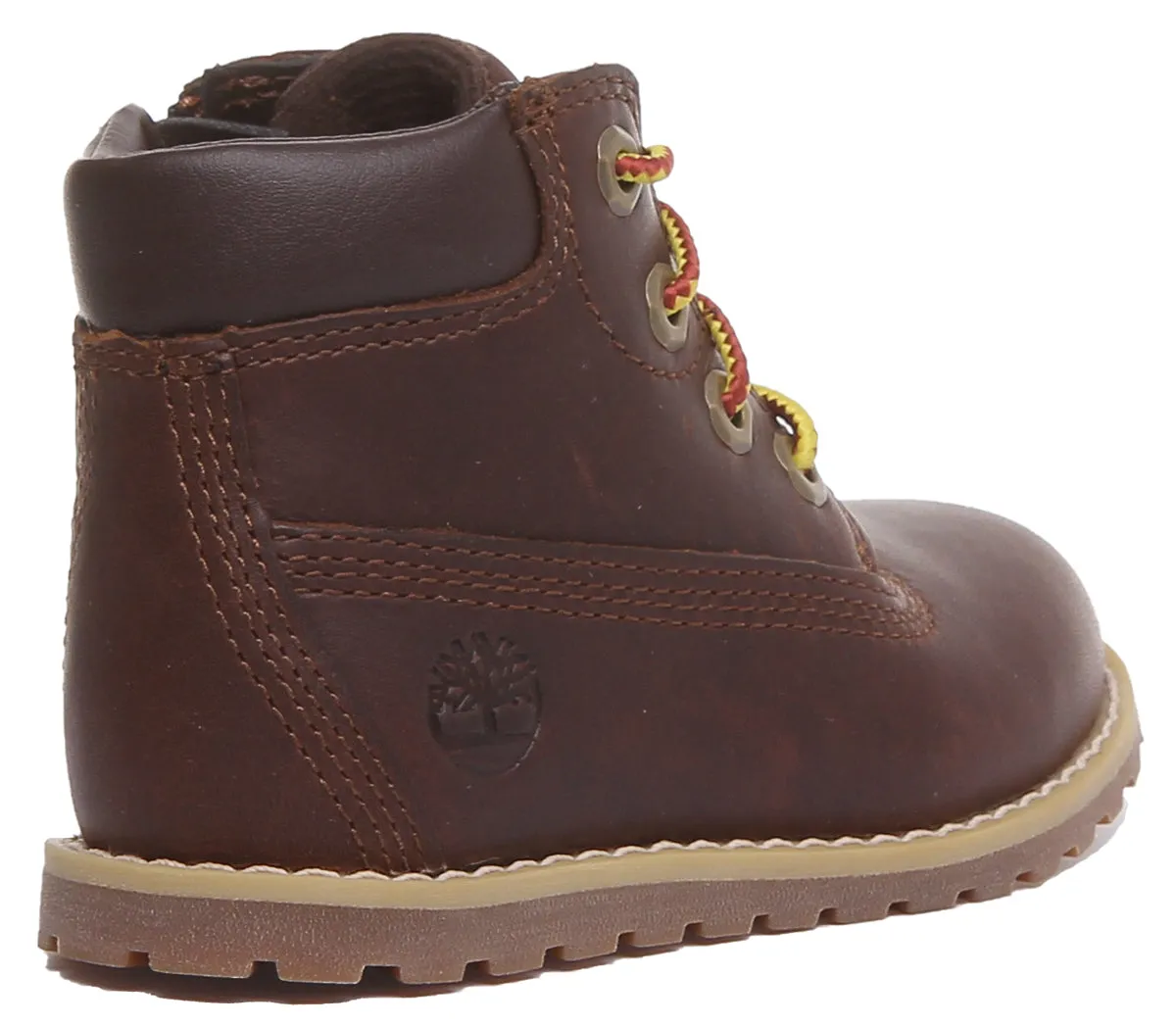 Timberland A127F3 Pokey Pine 6 Inch Boot In Dark Brown For Toddler