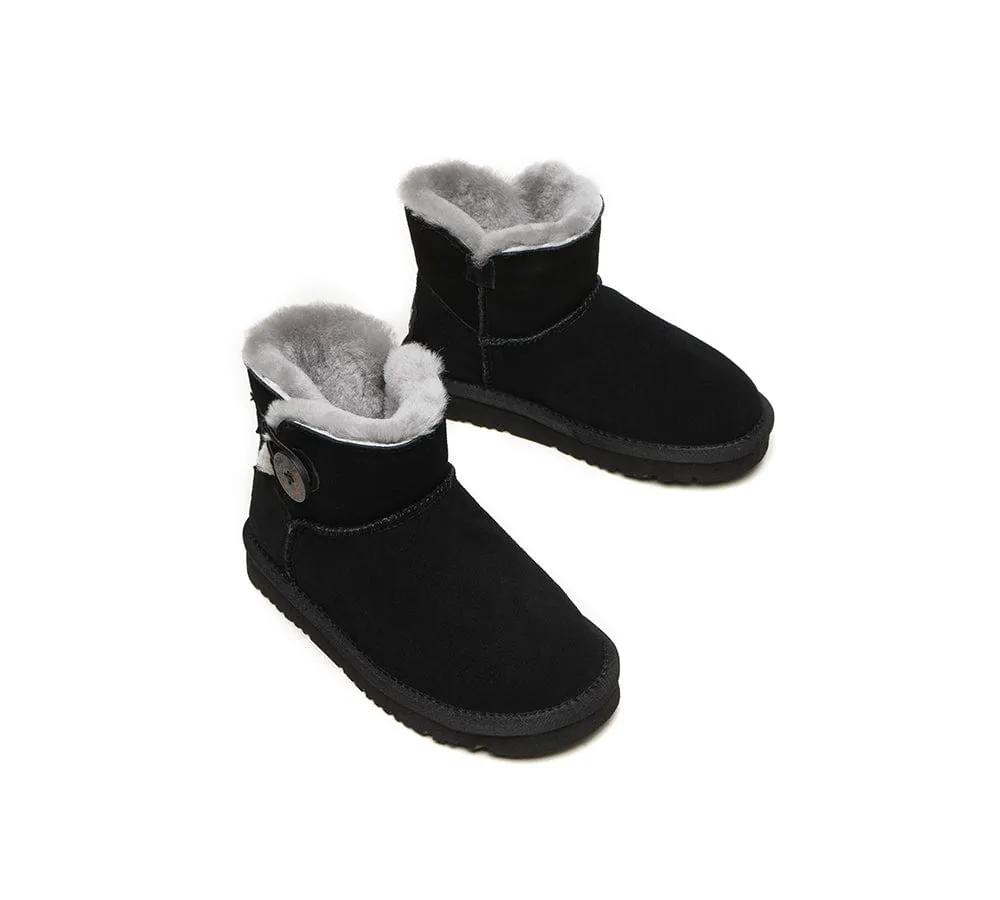 UGG Australian Shepherd Ugg Boots Nolan Kids Mini Button