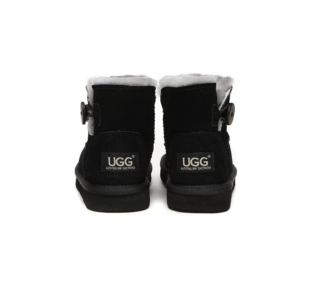 UGG Australian Shepherd Ugg Boots Nolan Kids Mini Button