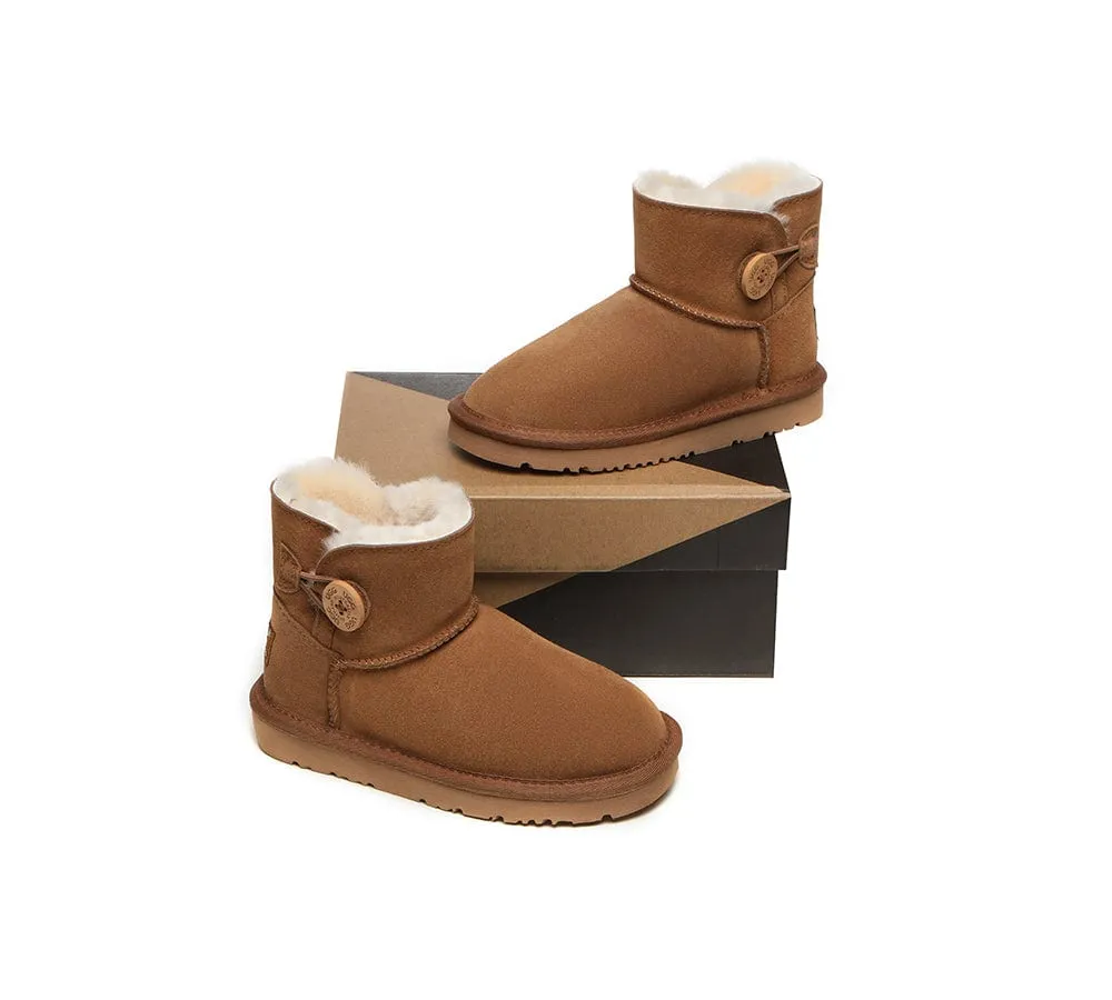 UGG Australian Shepherd Ugg Boots Nolan Kids Mini Button