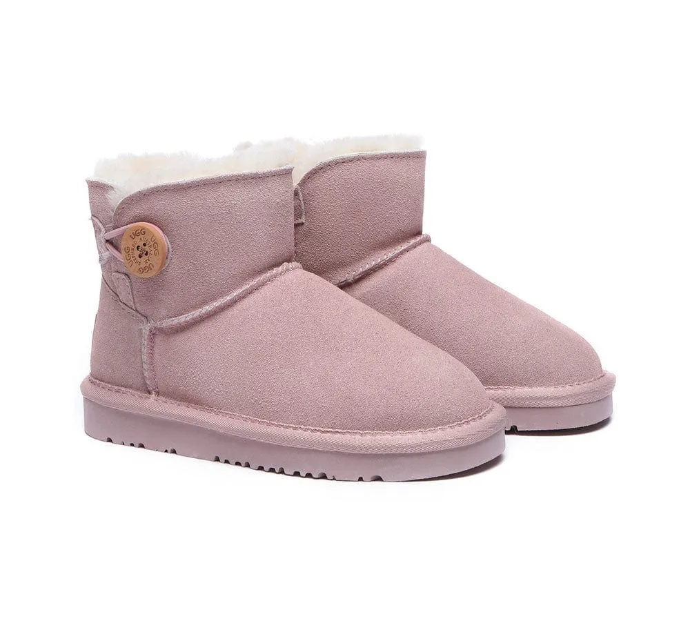 UGG Australian Shepherd Ugg Boots Nolan Kids Mini Button