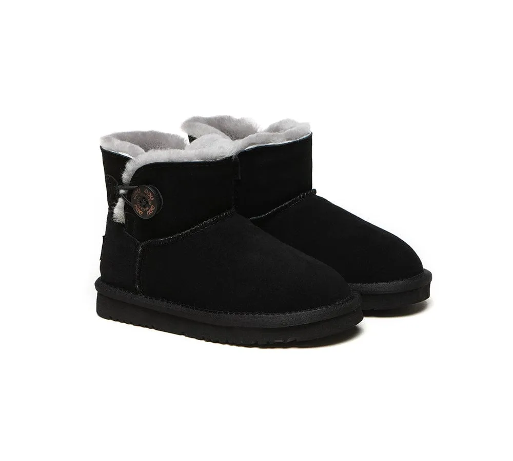 UGG Australian Shepherd Ugg Boots Nolan Kids Mini Button