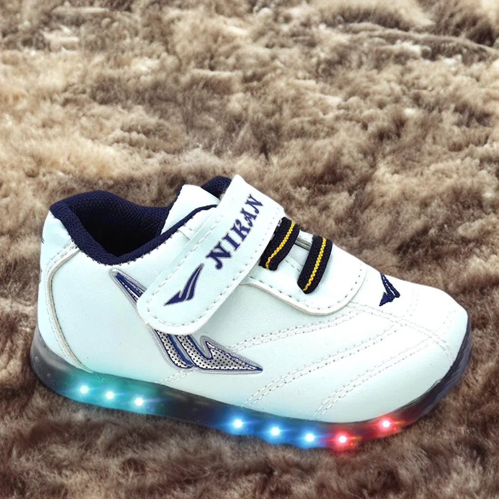 Urbanfeet LED Light White Sports Shoes