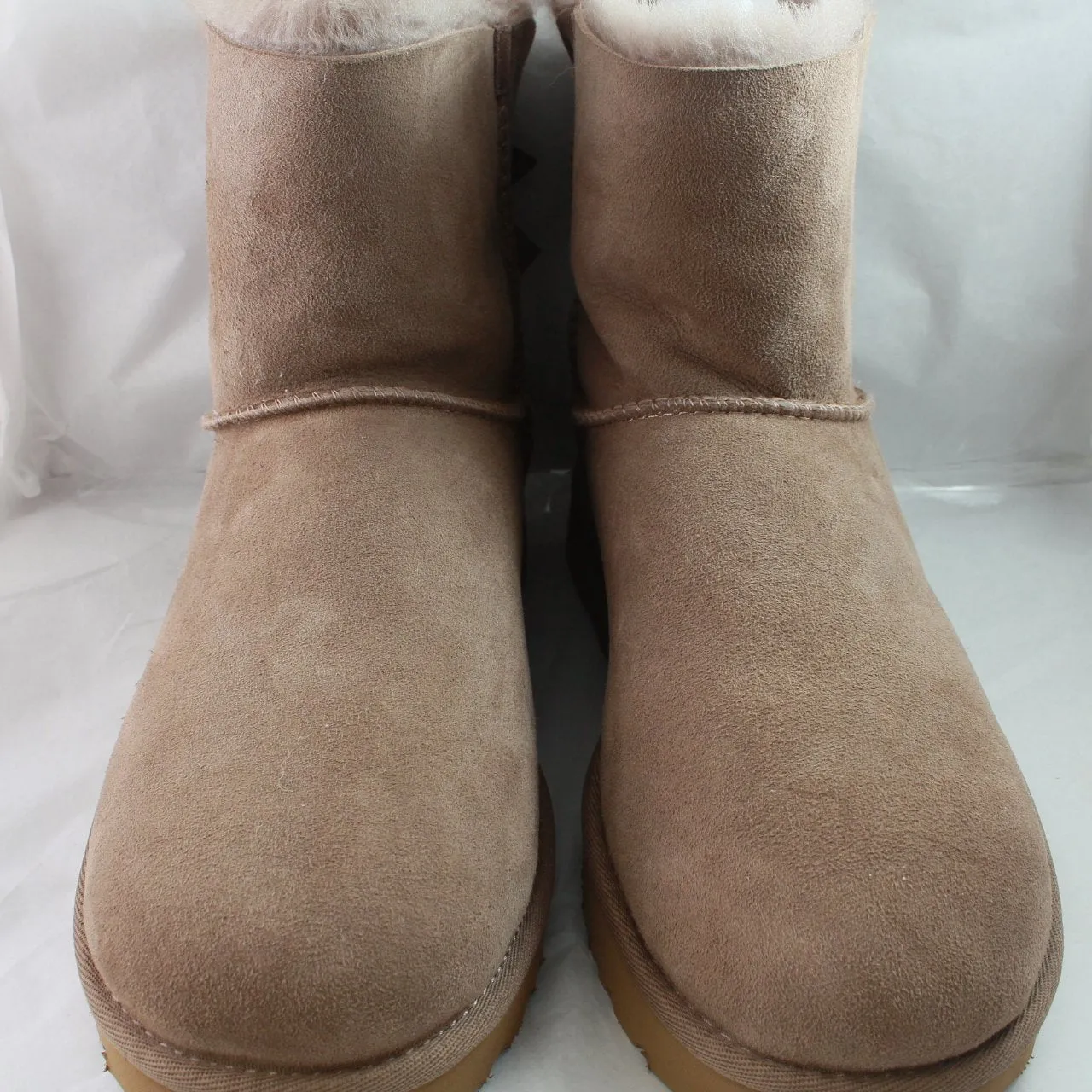 Womens Ugg Mini Bailey Bow Caribou