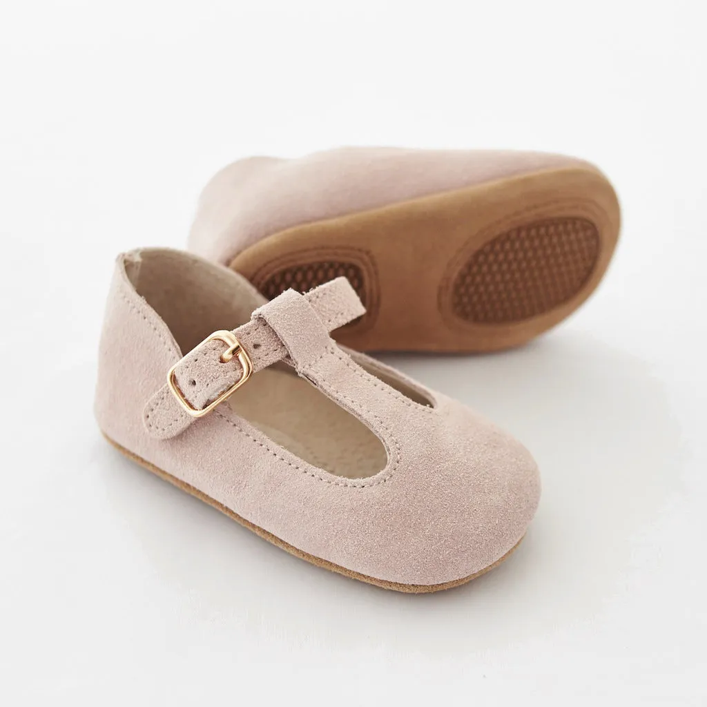 z Baby Toddler Shoes  Paris T-Bar Pale Blush